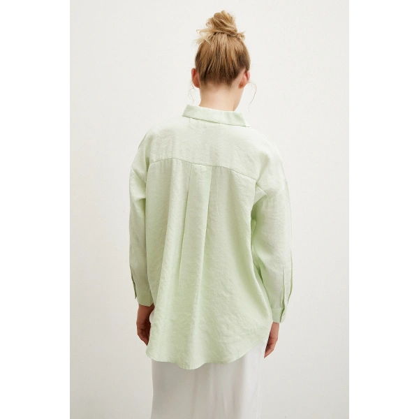 Basic Modal Gömlek Mint