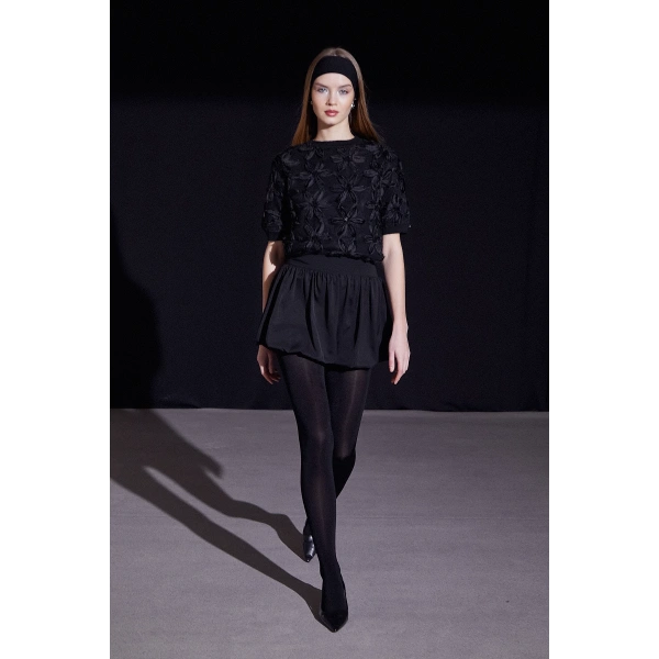 Mini Balon Etek Siyah