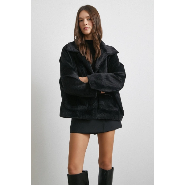 Reglan Tay Flok Mont Siyah