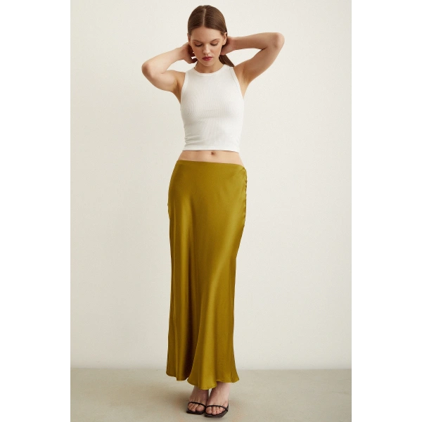 Verev Saten Etek Olive