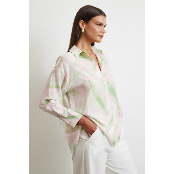 Deniz Esintisi Gömlek Pembe