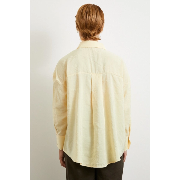 Basic Modal Gömlek Sarı