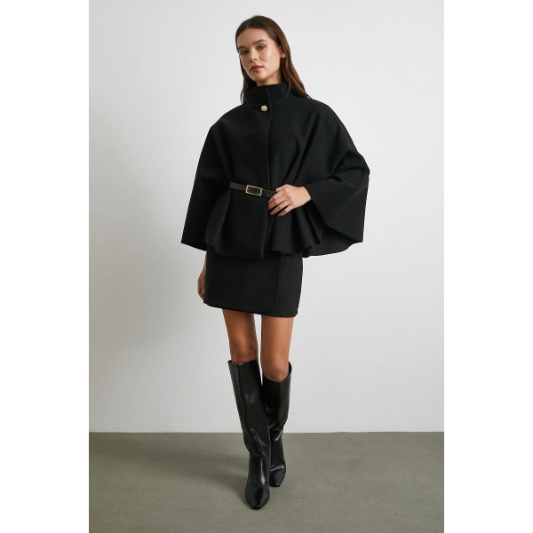 Kemer Kaşe Panço Siyah