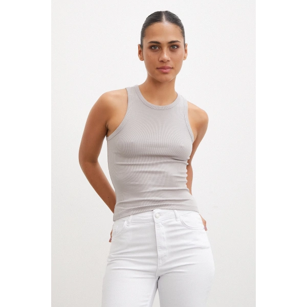 Bisiklet Yaka Top Taş