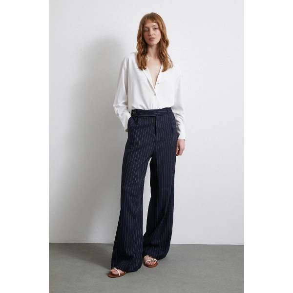 Klasik Saten Gömlek Ekru