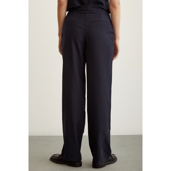 Klasik Boru Paça  Pantolon Lacivert