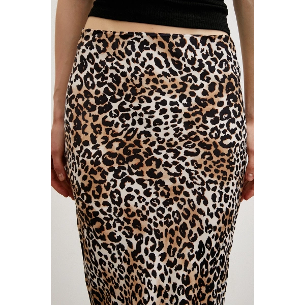 Maxi Boy Verev Etek Siyah