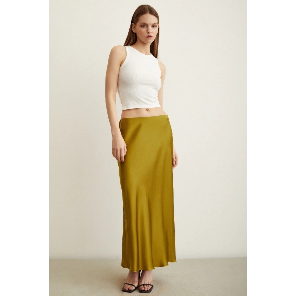 Verev Saten Etek Olive