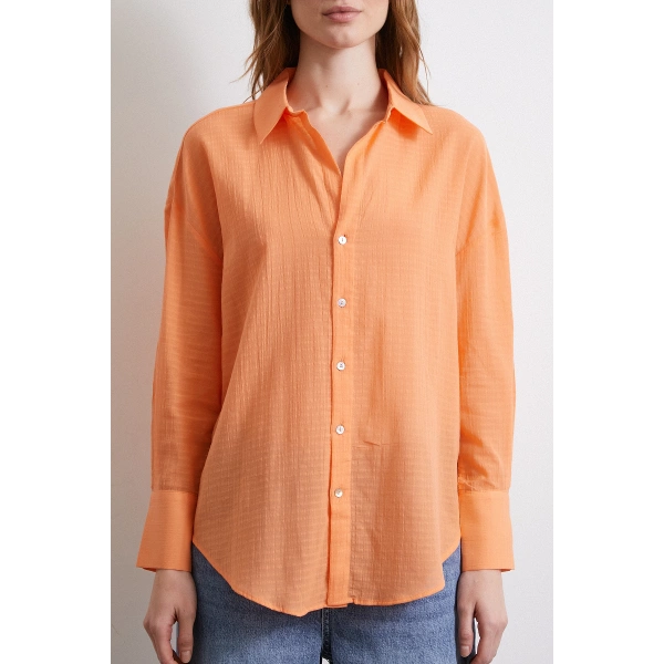 Basic Gömlek Turuncu