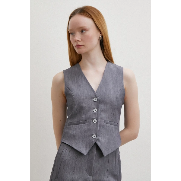 Astarlı Kuplu Yelek Antirasit