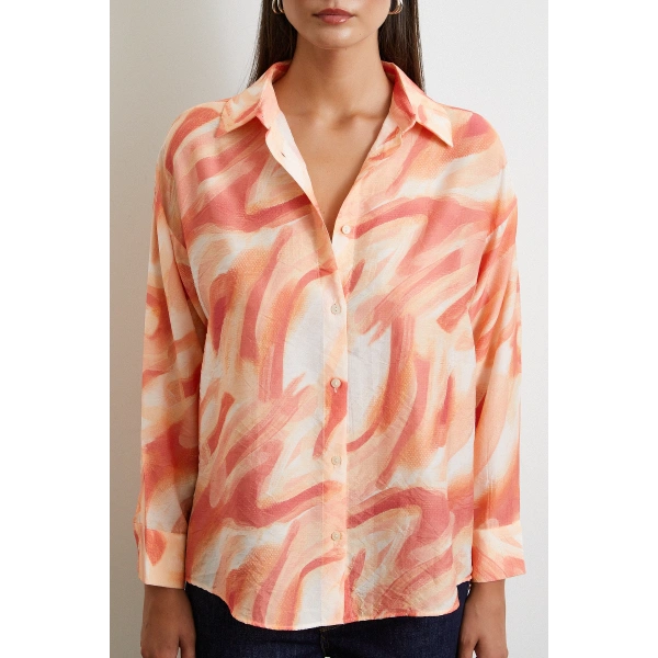 Deniz Esintisi Gömlek Oranj