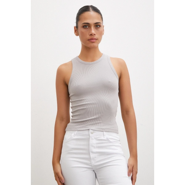 Bisiklet Yaka Top Taş