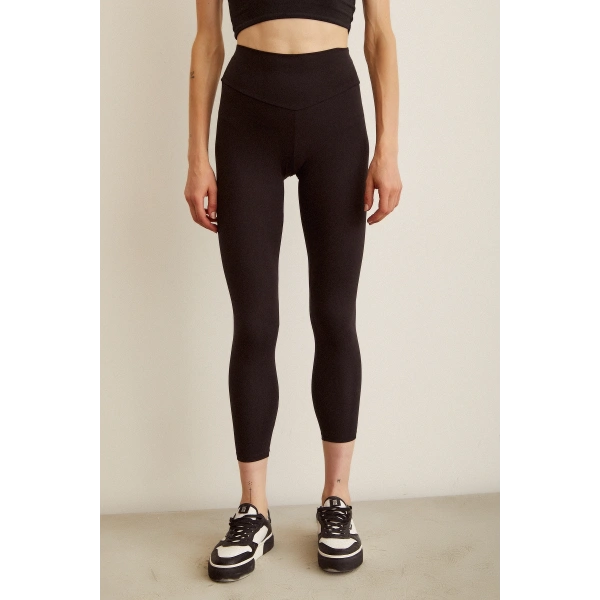 Toparlayıcı Tayt Siyah