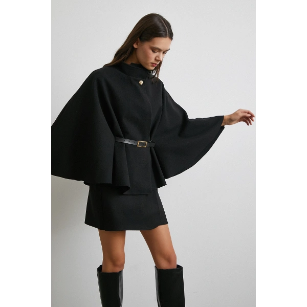 Kemer Kaşe Panço Siyah