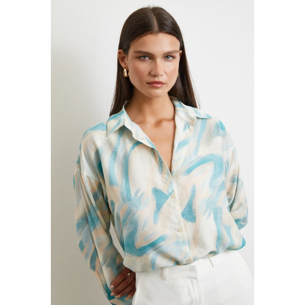 Deniz Esintisi Gömlek Turkuaz