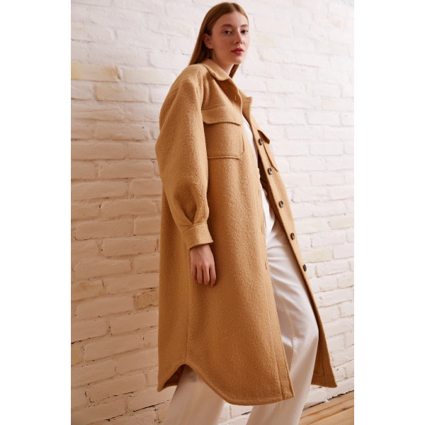 Uzun Bürümcük Kaban Bej