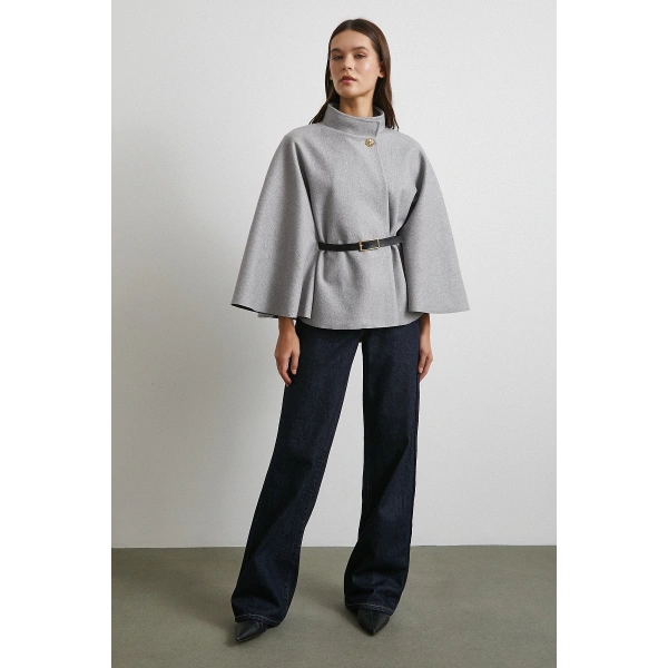 Kemer Kaşe Panço Gri