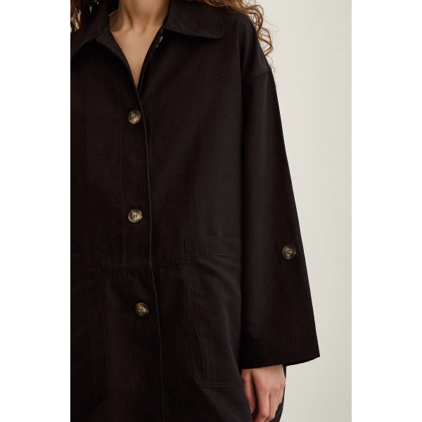 Torba Cepli Trençkot Siyah