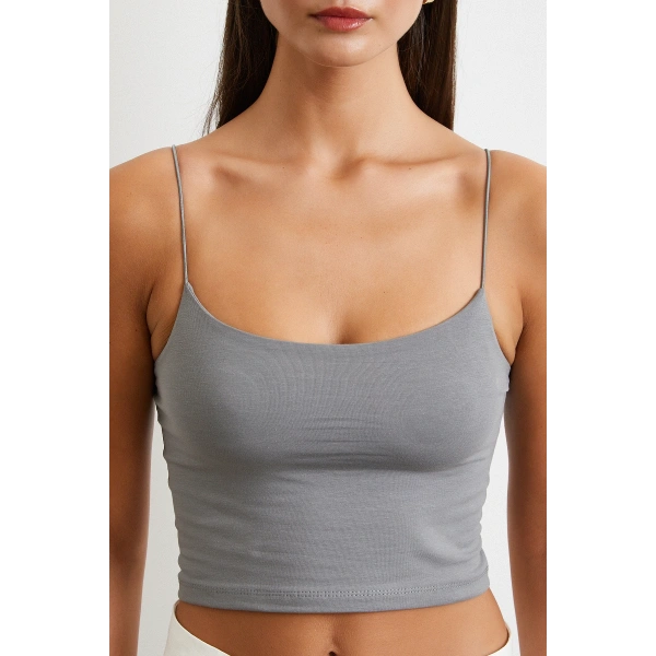 Lastik Askılı Top Gri