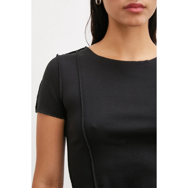 Kısa Kol T-shirt Siyah