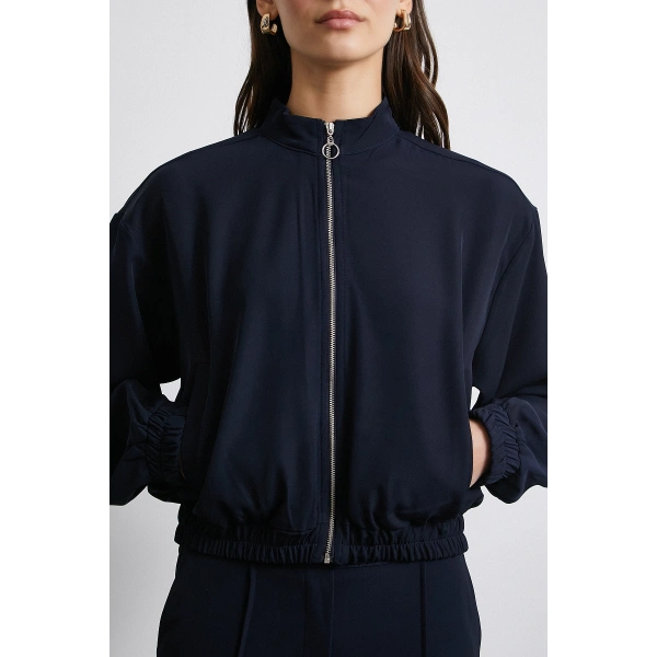 Bomber Ceket Lacivert