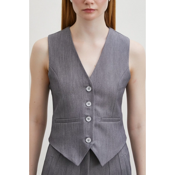 Astarlı Kuplu Yelek Antirasit