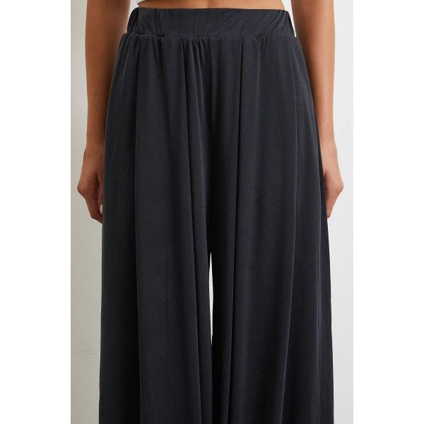 Paça Detaylı Şalvar Pantolon Antirasit