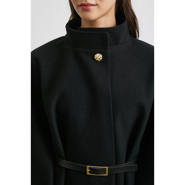 Kemer Kaşe Panço Siyah