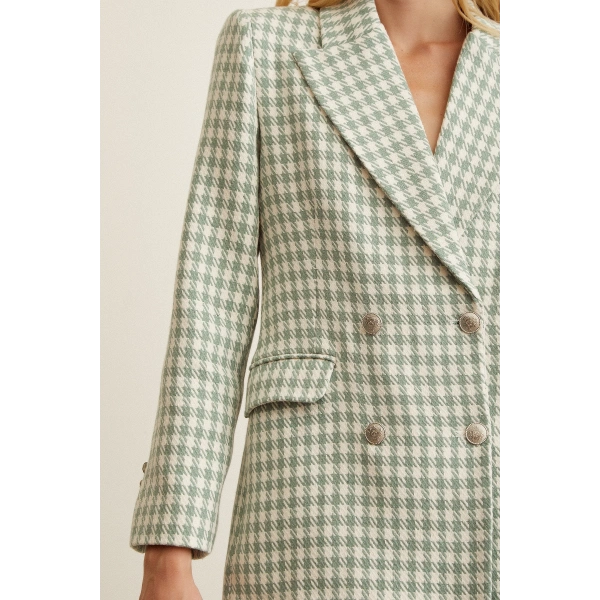 Kazayağa Blazer Ceket Mint