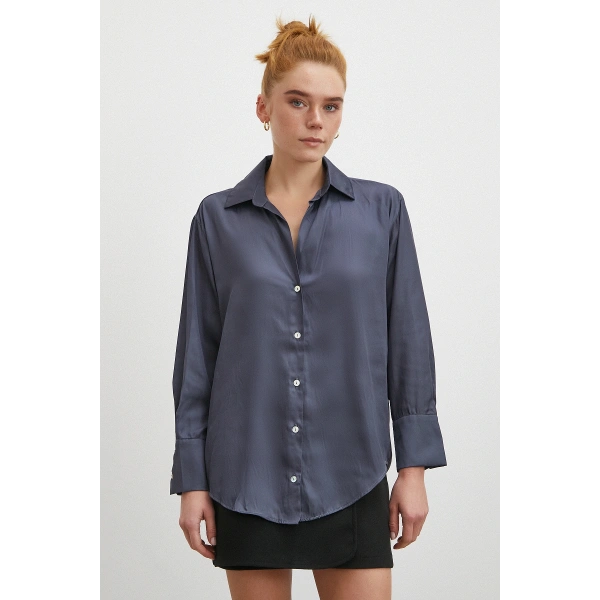 Diagonal Desen Gömlek Antirasit