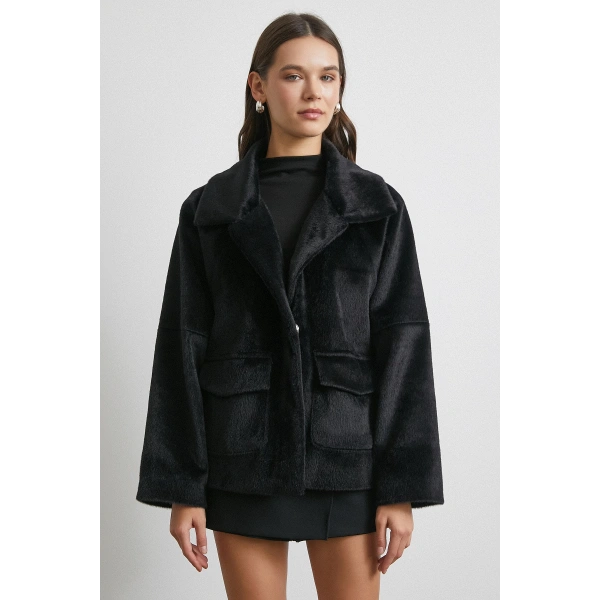 Reglan Tay Flok Mont Siyah