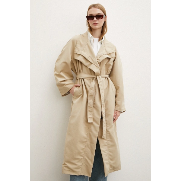 Cepli Trençkot Bej