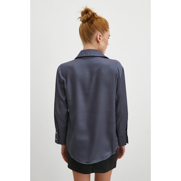 Diagonal Desen Gömlek Antirasit