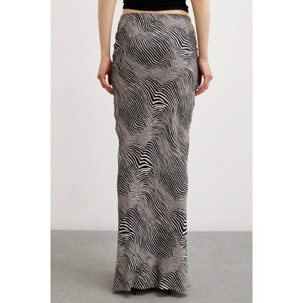 Maxi Boy Verev Etek Krem