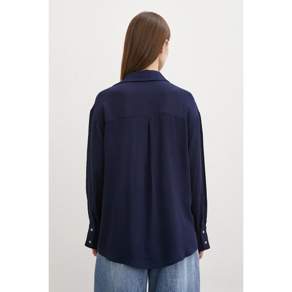 Viskon Basic Gömlek Lacivert