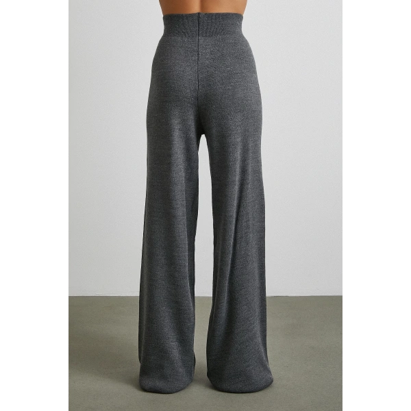 Çift Fermuarlı Hırka Takım Gri