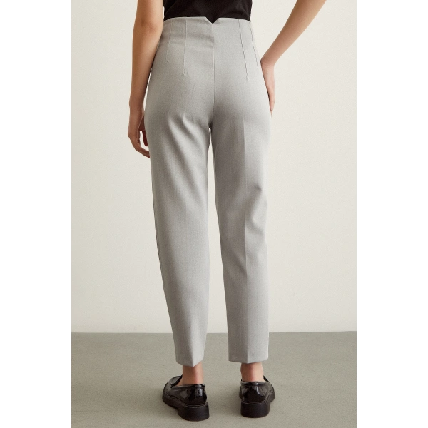 Skinny Kumaş Pantolon Gri