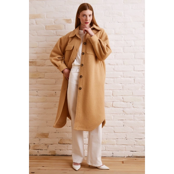 Uzun Bürümcük Kaban Bej