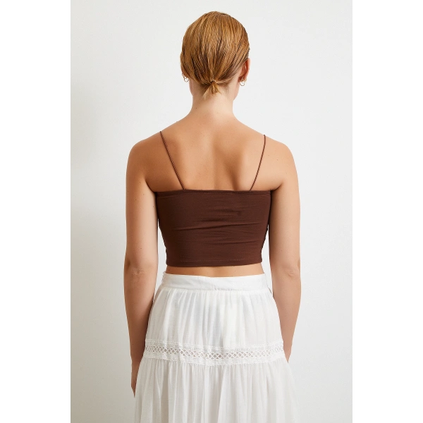 Lastik Askılı Top Kahve