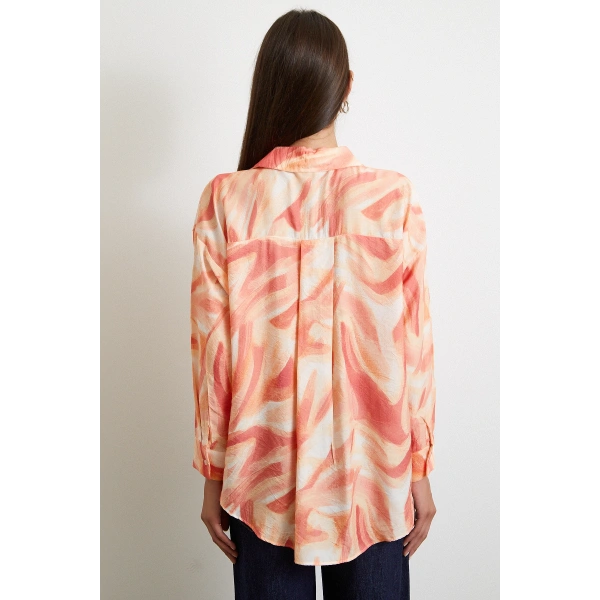 Deniz Esintisi Gömlek Oranj