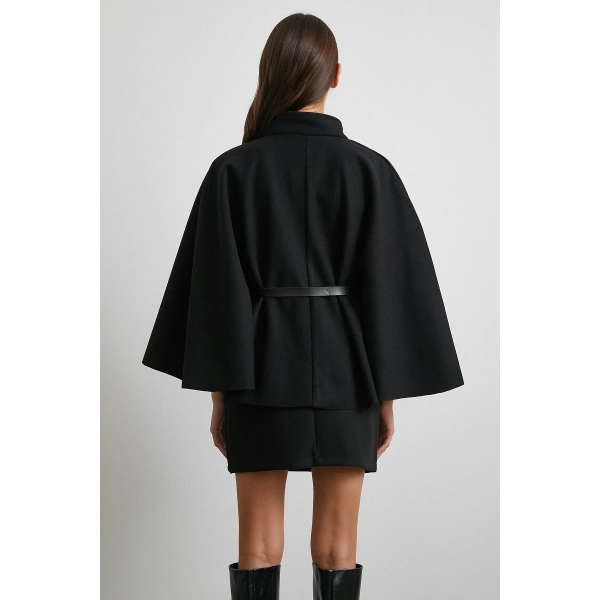 Kemer Kaşe Panço Siyah