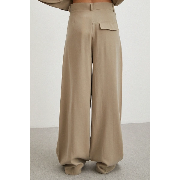 Gömlek Pantolon Modal Takım Taş