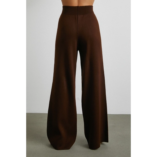 Çift Fermuarlı Hırka Takım Kahve