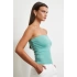 Straplez Top Yeşil