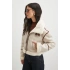 Biye Detaylı Lamine Ceket Bej