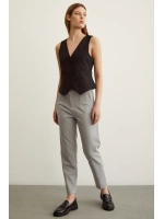 Skinny Kumaş Pantolon Gri