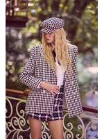 Kazayağa Blazer Ceket Siyah