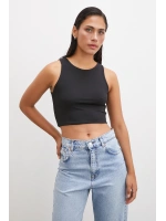 Basic Crop Top Siyah
