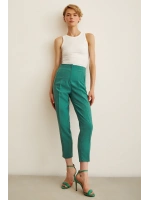 Skinny Kumaş Pantolon Yeşil