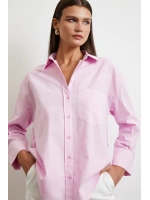Must Have Poplin Gömlek Pembe
